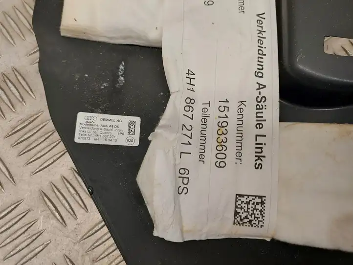 Audi A8 (2013 - 2017)  4H1867271L Отделка переднего порога (внутренняя)