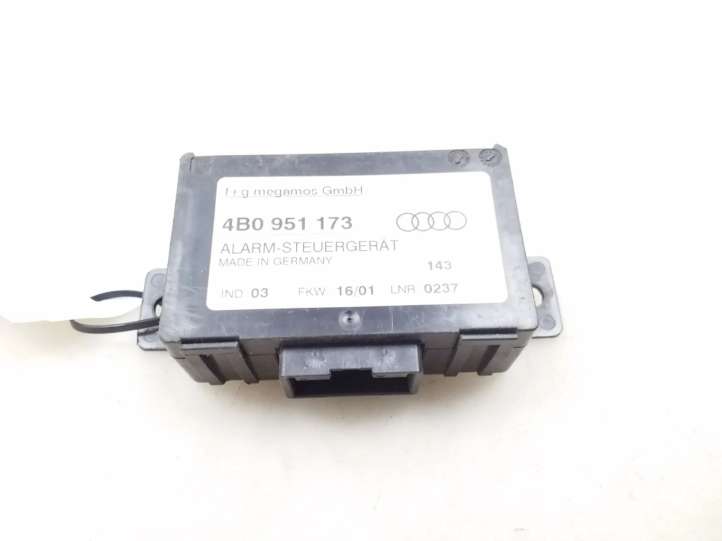 4B0951173 Audi A6 S6 C5 4B Signalizacijos valdymo blokas