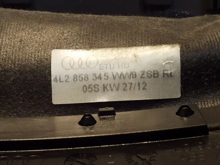 Audi Q7 4L (2009 - 2015) 4L0953497A Обшивка рулевой колонки — фото 8