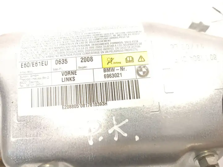 BMW 5 E60 E61 (2004 - 2010) 6963021 Подушка безопасности двери — фото 3