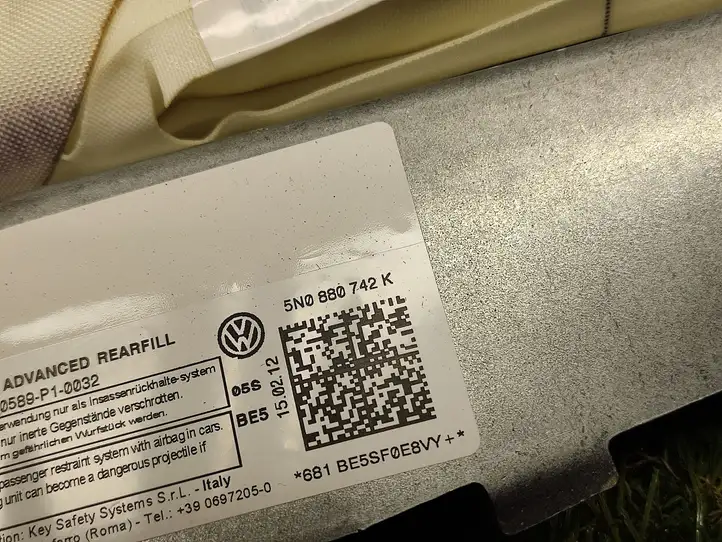 Volkswagen Tiguan (2011 - 2016) 5N0880742K Боковая подушка безопасности шторка — фото 3