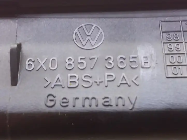 Volkswagen Polo III 6N 6N2 6NF (1994 - 2001) 6X0857365B Вещевой ящик — фото 4