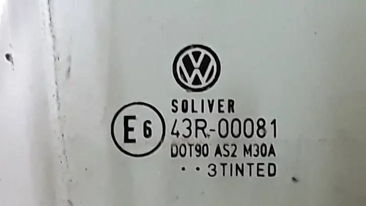 Volkswagen PASSAT B5.5 (2001 - 2005) DOT90AS2M30A Стекло задней двери — фото 2