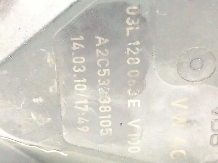 Audi A6 S6 C6 4F (2008 - 2011) 03L128063E Дроссельная заслонка — фото 4