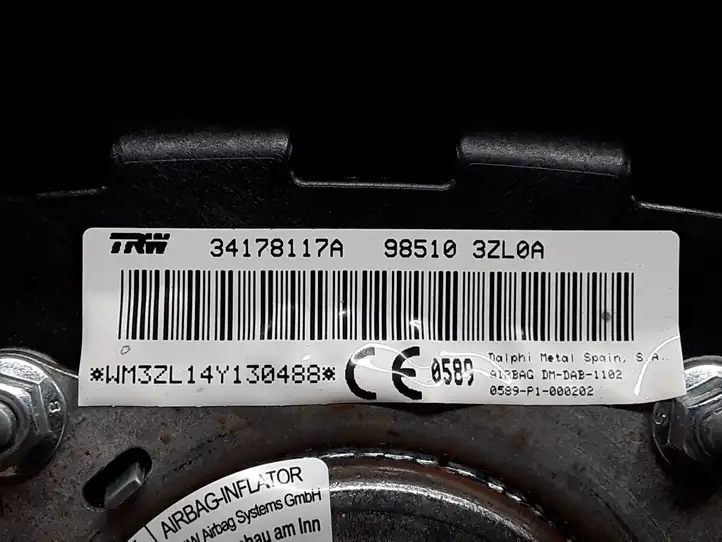 Nissan Pulsar (2014 - 2018) 985103ZL0A Подушка безопасности руля — фото 5