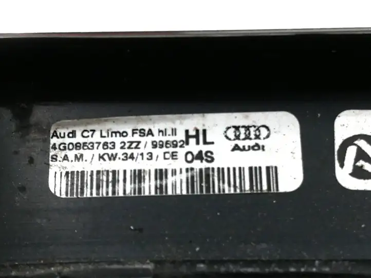 Audi A6 Allroad C7 (2012 - 2014) 4G0853763 Накладка стекла задней двери — фото 2