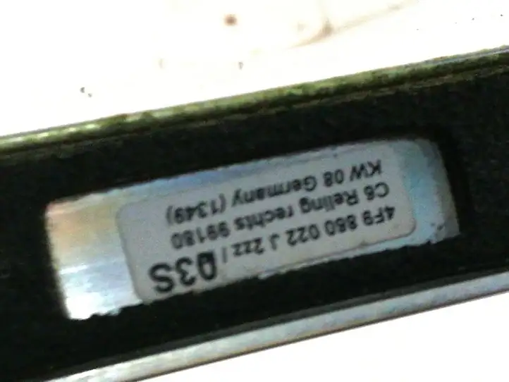 Audi A6 S6 C6 4F (2004 - 2008) 4F9860022J Рейлинги крыши — фото 4