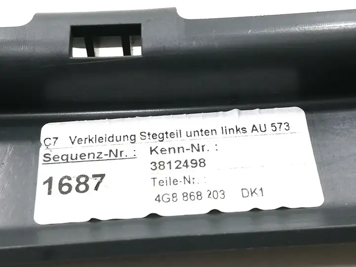 Audi A7 S7 4G (2010 - 2014) 4G8868203 Боковая отделка панели приборов — фото 2