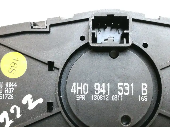 Audi A8 S8 D4 4H (2010 - 2014) 4H0941531B Включатель фонарей — фото 5