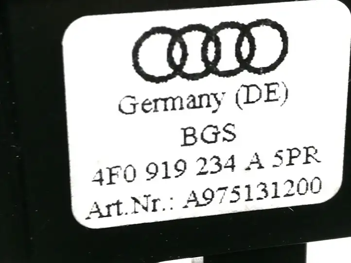 Audi A6 S6 C6 4F (2004 - 2008) 4F0919234A Включатель надувной подушки для пассажира — фото 4
