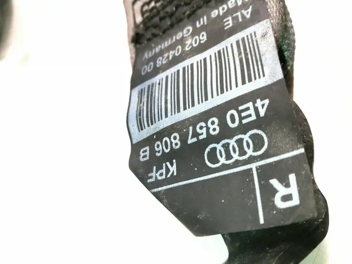 Audi A8 S8 D3 4E (2005 - 2007) 4E0857806B Задний ремень безопасности — фото 3