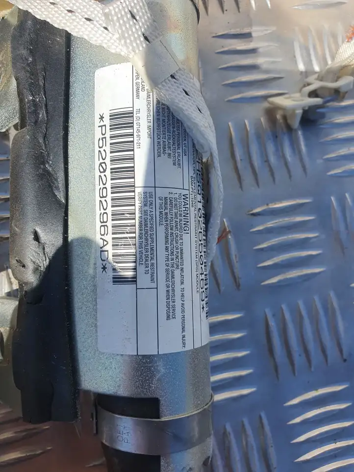 Jeep Cherokee (2001 - 2007) P52029297AD Боковая подушка безопасности шторка — фото 2