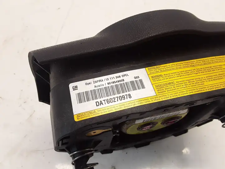 Opel Zafira B (2003 - 2006) 13111348 Подушка безопасности руля — фото 5
