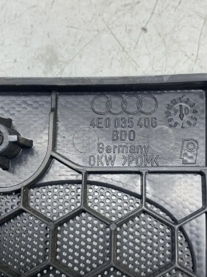 Audi A8 S8 D3 4E (2002 - 2005) 4E0035406 Накладка динамика передней двери — фото 3