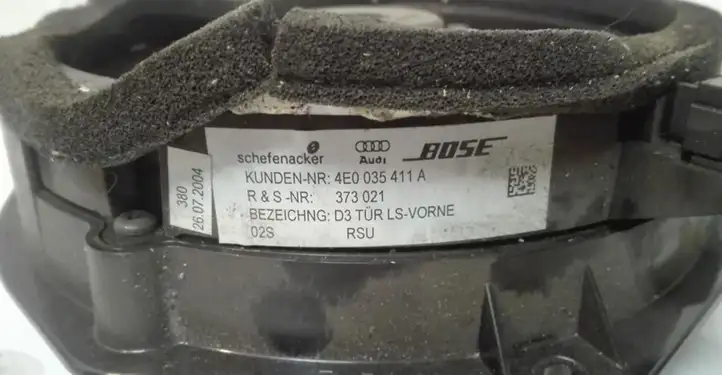 Audi A8 S8 D3 4E (2005 - 2007) 4E0035411A Динамики задних дверей — фото 7