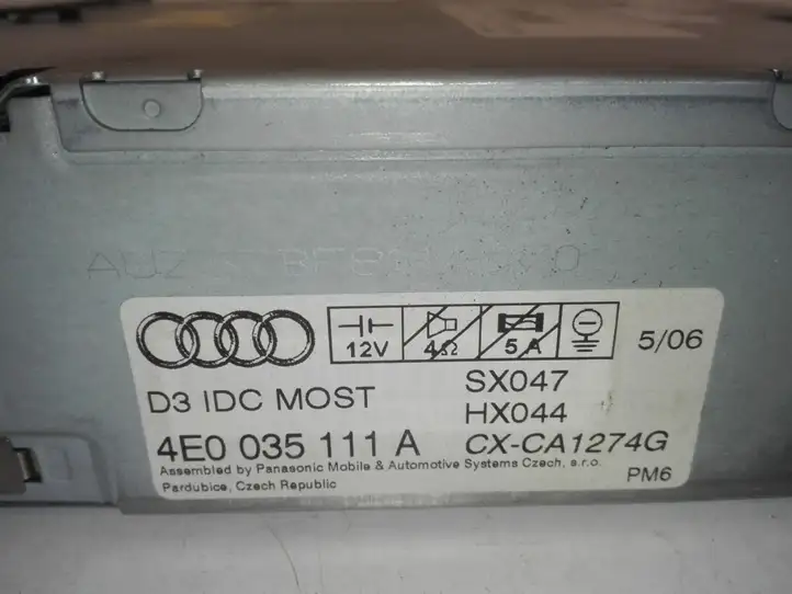 Audi A6 S6 C6 4F (2004 - 2008) 4E0035111A CD/DVD чейнджер — фото 3