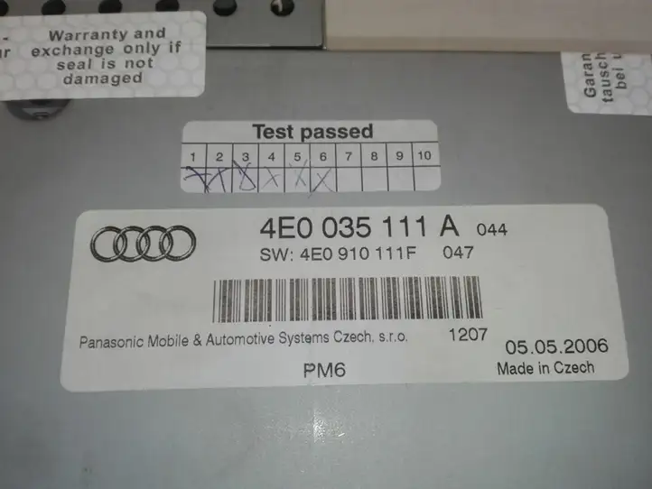 Audi A6 S6 C6 4F (2004 - 2008) 4E0035111A CD/DVD чейнджер — фото 5