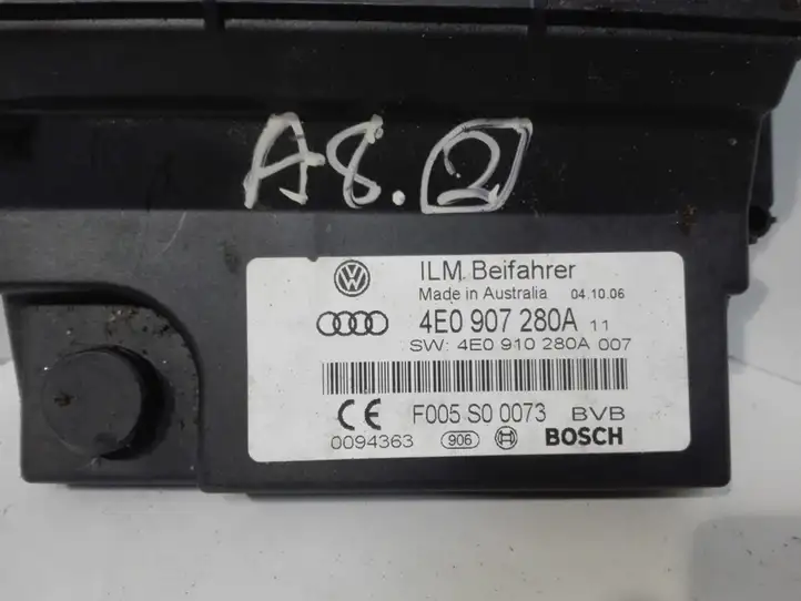Audi A8 S8 D3 4E (2005 - 2007) 4E0907208A Прочие блоки управления — фото 7