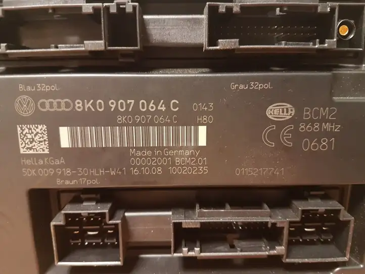 Audi A5 8T 8F (2007 - 2011) 8K0907064C Модуль комфорта — фото 2
