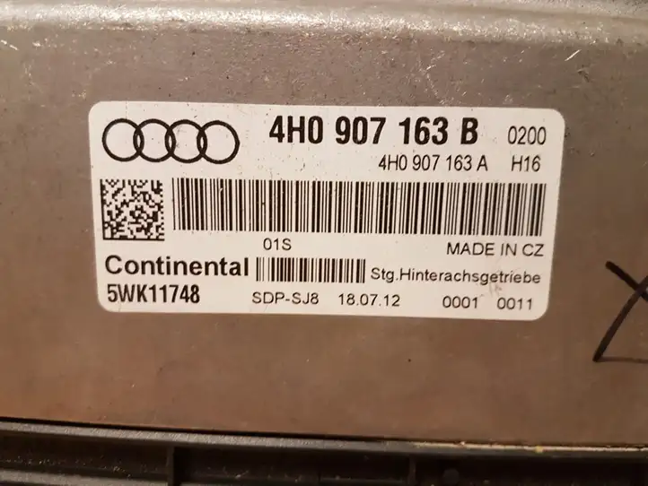 Audi A8 S8 D4 4H (2010 - 2014) 4H0907163B Блок управления подвеской — фото 2