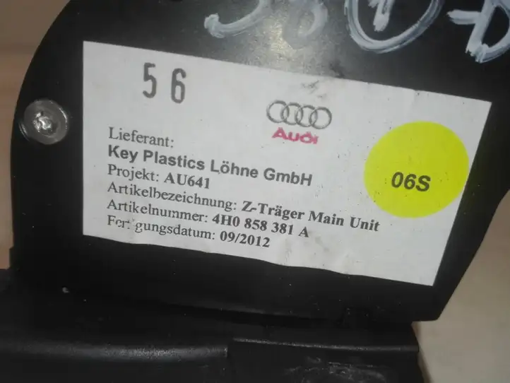 Audi A8 S8 D4 4H (2010 - 2014) 4H0858381A Отделка панели приборов — фото 4