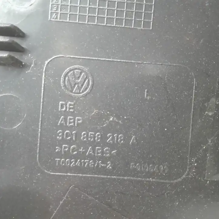 Volkswagen PASSAT B6 (2005 - 2010) 3C1858218A Боковая отделка панели приборов — фото 2