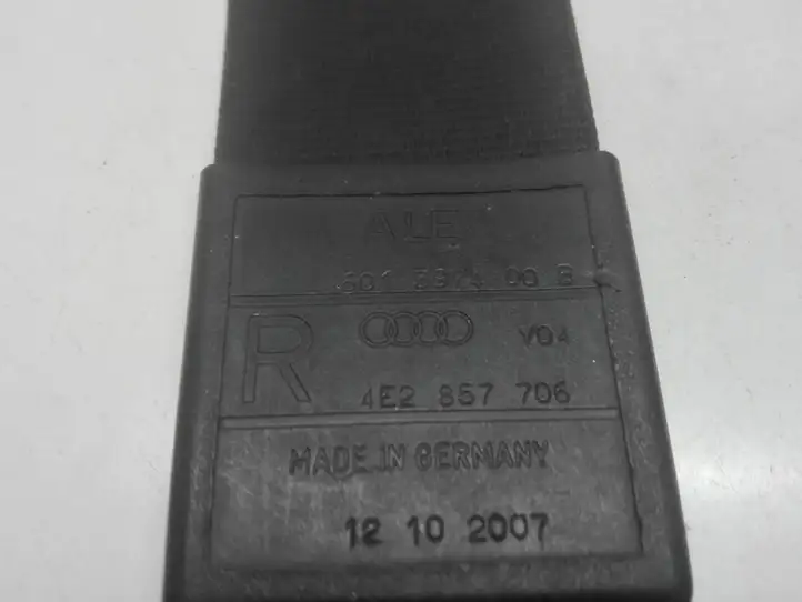 Audi A8 S8 D3 4E (2007 - 2010) 4E2857706 Передний ремень безопасности — фото 3
