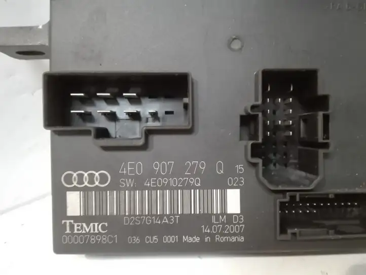 Audi A8 S8 D3 4E (2005 - 2007) 4E0907279Q Модуль комфорта — фото 2