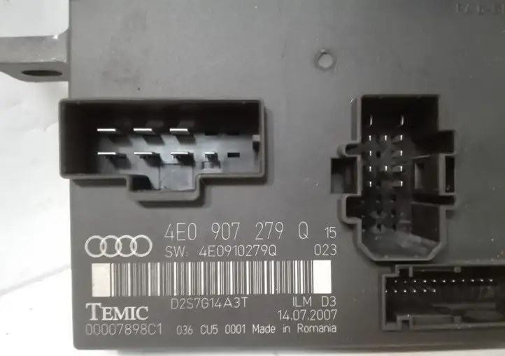 Audi A8 S8 D3 4E (2005 - 2007) 4E0907279Q Модуль комфорта — фото 3