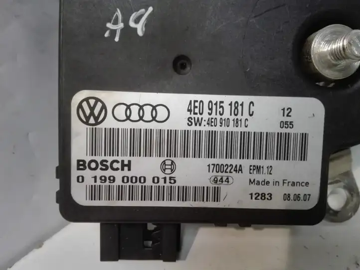 Audi A8 S8 D3 4E (2005 - 2007) 4E0915181C Прочие блоки управления — фото 2