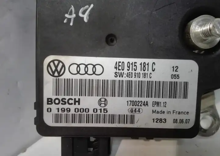 Audi A8 S8 D3 4E (2005 - 2007) 4E0915181C Прочие блоки управления — фото 6
