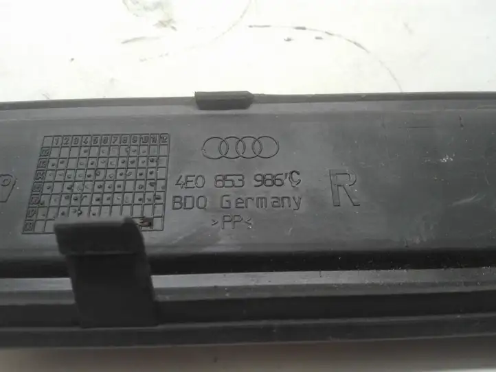 Audi A8 S8 D3 4E (2005 - 2007) 4E0853986C Внутренняя отделка переднего порога — фото 3