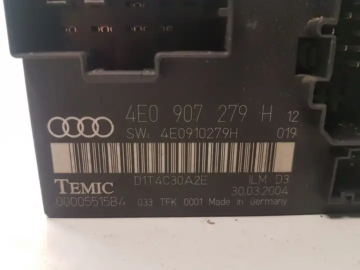 Audi A8 S8 D3 4E (2002 - 2005) 4E0907279H Модуль комфорта — фото 3