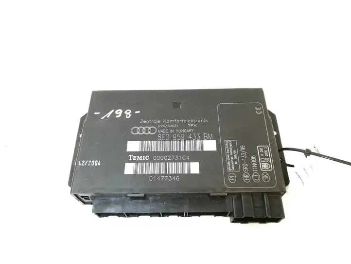 Audi A4 S4 B7 8E 8H (2004 - 2009) 8E0959433BM Модуль комфорта — фото 1