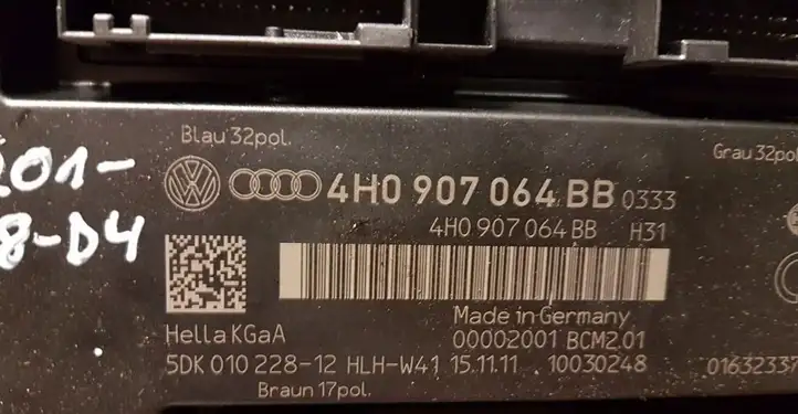 Audi A8 S8 D4 4H (2010 - 2014) 4H0907064BB Модуль комфорта — фото 3