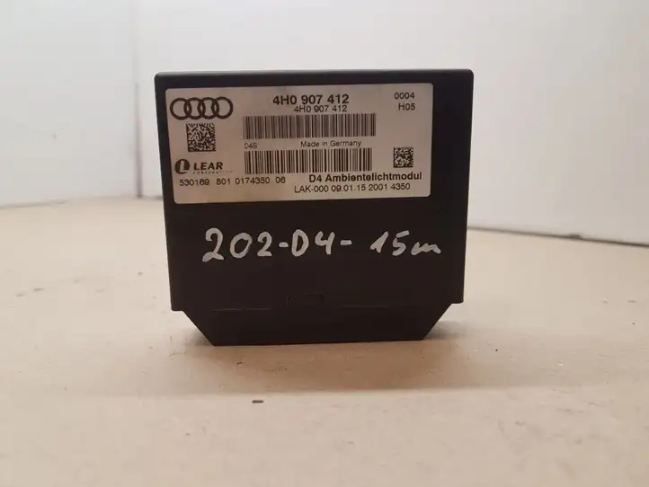 Audi A8 S8 D4 4H (2013 - 2017) 4H0907412 Блок управления парктрониками — фото 1