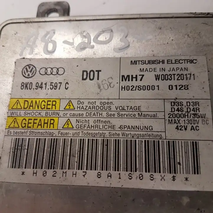 Audi A8 S8 D4 4H (2010 - 2014) 8K0941597C Блок розжига ксенона — фото 2