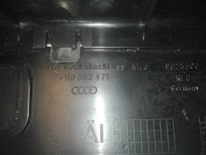 Audi A8 S8 D4 4H (2010 - 2014) 4H0863471 Отделка порога багажника — фото 5