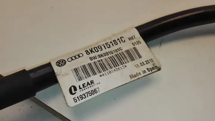 Audi A5 8T 8F (2007 - 2011) 8K0915181C Минусовой провод аккумулятора — фото 2