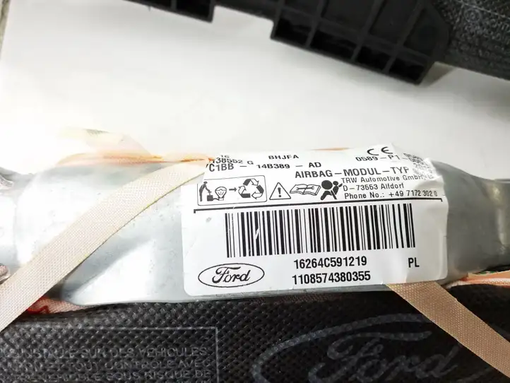 Ford Fiesta (2013 - 2017) C1BB14B389AD Боковая подушка безопасности шторка — фото 2