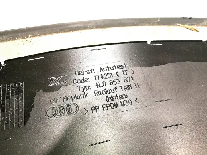 Audi Q7 4L (2005 - 2009) 4L0853871 Молдинги задней двери — фото 2