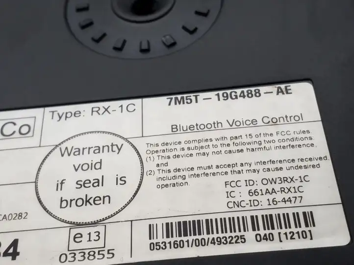 Ford Focus (2008 - 2011) 7M5T19G488AE Bluetooth модуль — фото 3