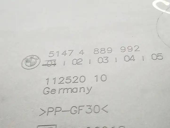 BMW 3 F30 F35 F31 (2012 - 2018) 51474889992 Другая часть кузова — фото 2