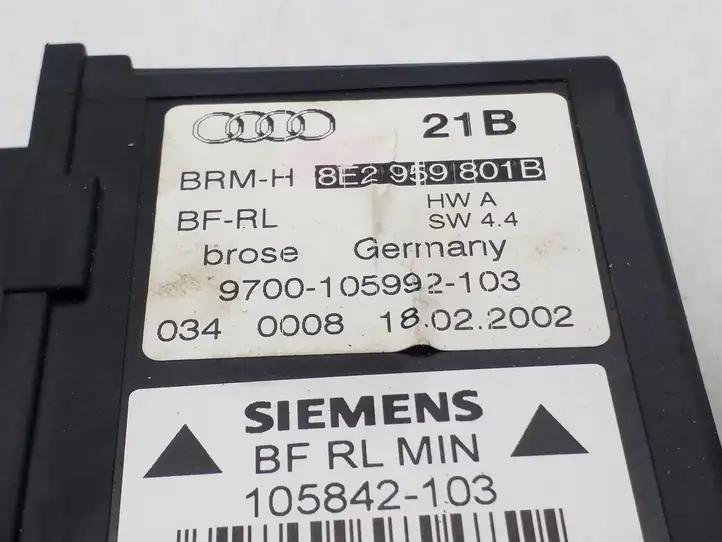 Audi A4 S4 B7 8E 8H (2004 - 2009) 8E2959801B Механический стеклоподъемник передней двери — фото 2