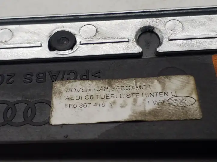 Audi A6 S6 C6 4F (2004 - 2008) 4F0867419A Обшивка задней двери — фото 3