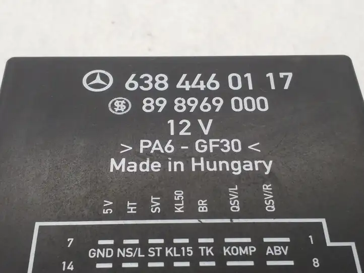 Mercedes-Benz Vito Viano W638 (1996 - 2003) 6384460117 Модуль комфорта — фото 3