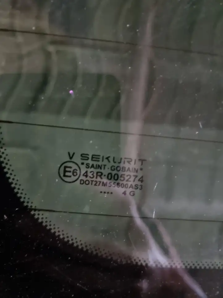 Porsche Cayenne (9PA) (2002 - 2010) 43R005274 Заднее стекло — фото 4