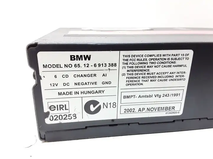 BMW 5 E39 (1996 - 2003) 6913388 Магнитола / мультимедийная система — фото 3