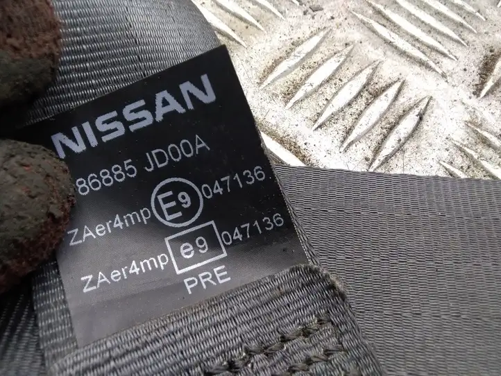 Nissan Qashqai (2006 - 2010) 86885JD00A Передний ремень безопасности — фото 3