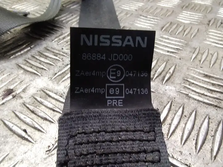 Nissan Qashqai (2006 - 2010) 86884JD000 Передний ремень безопасности — фото 2